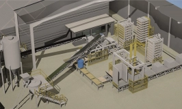 Proyectos personalizados para fábricas de máquinas de bloques de hormigón y plantas dosificadoras de hormigónn